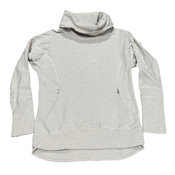 LULULEMON cream jacket turtleneck pullover - Picture 1 of 9